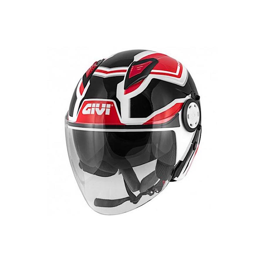 Casco Jet Givi stratos shade rosso